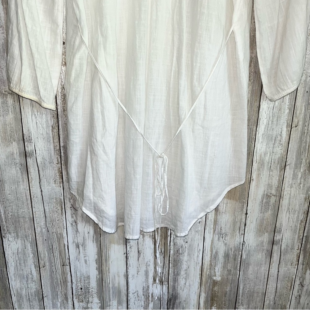 Odille White Ruffle Blouse - Picture 3 of 7